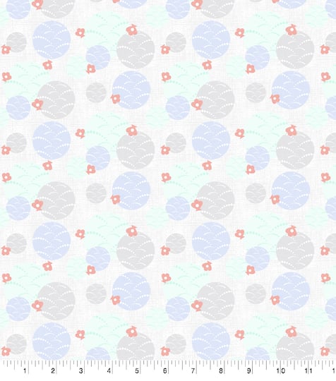 Springs Creative Mermaid Fun Circle Cotton Fabric